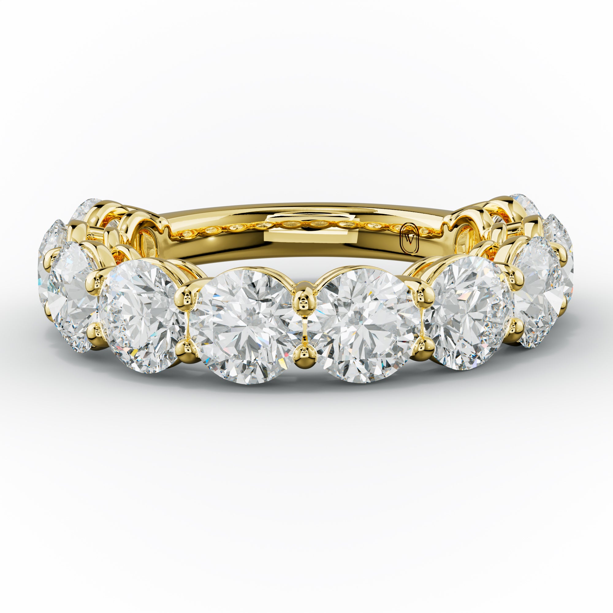 5.0 Carat Round Diamond Anniversary Band