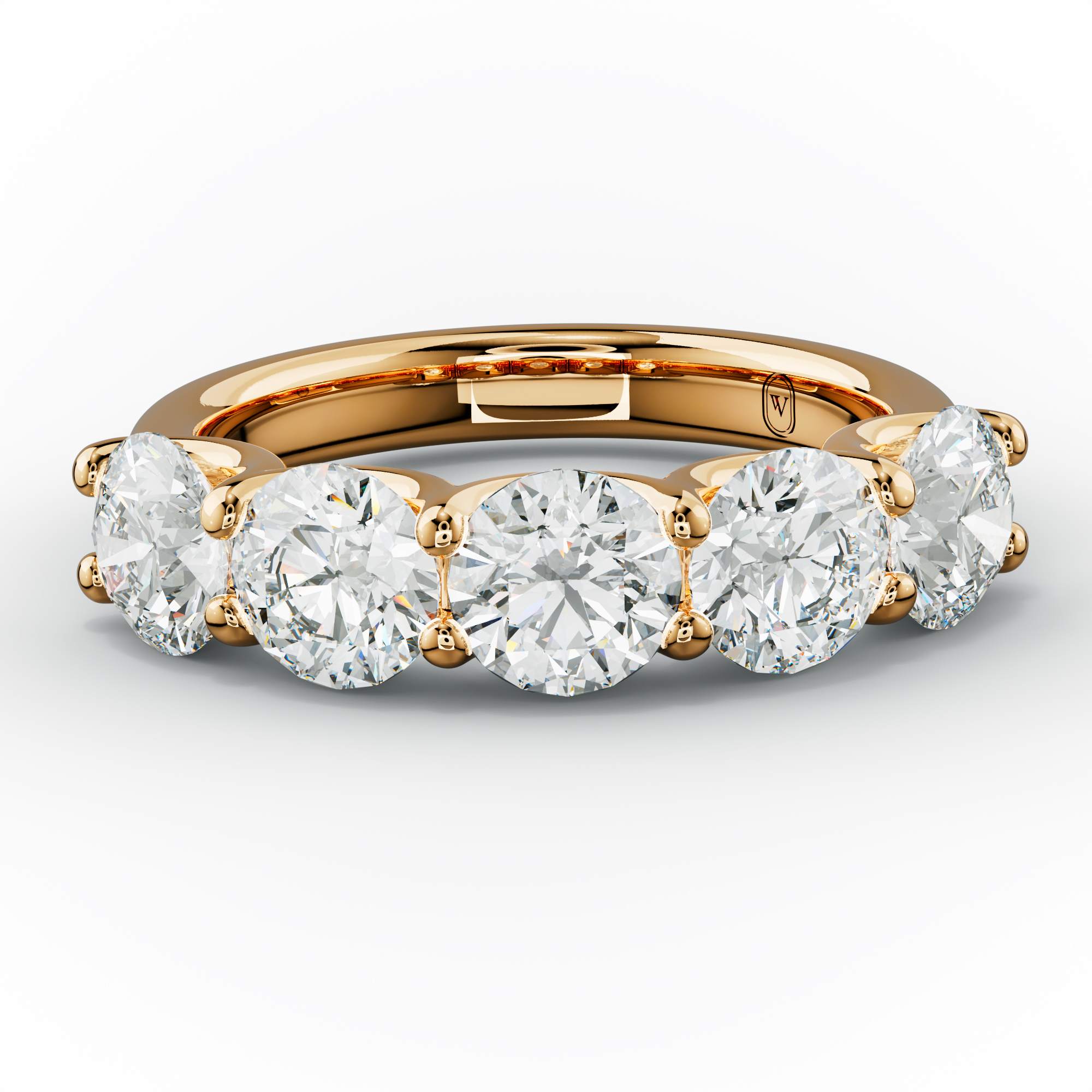 3.0 Carat Round Diamond Anniversary Band