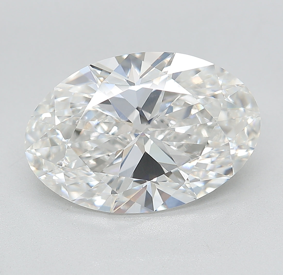 4.97 Carat F-VVS2 Oval Lab Diamond