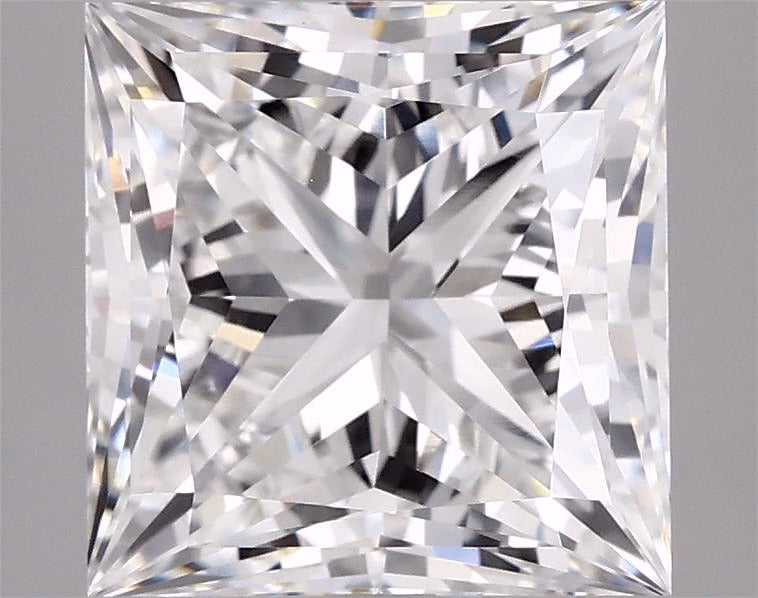 3.95 Carat F-VS2 Princess Lab Diamond