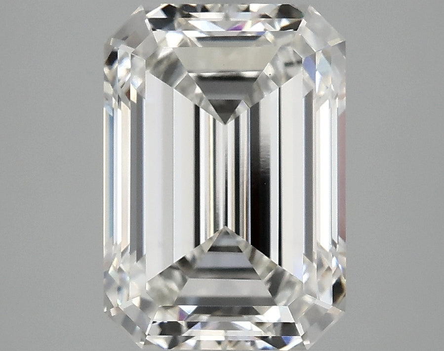 3.61 Carat F VVS2 Emerald Lab Diamond