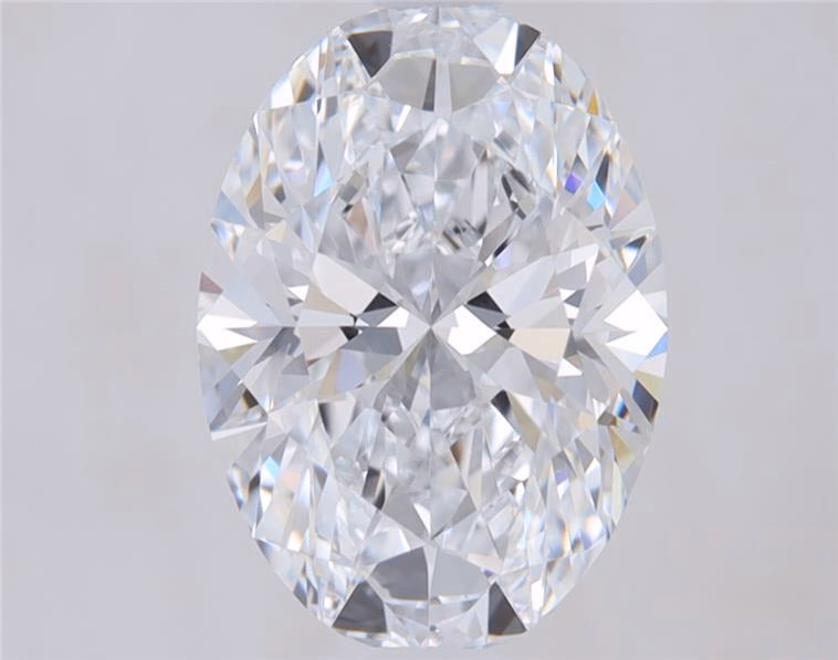3.53 Carat F-VVS2 Oval Lab Diamond