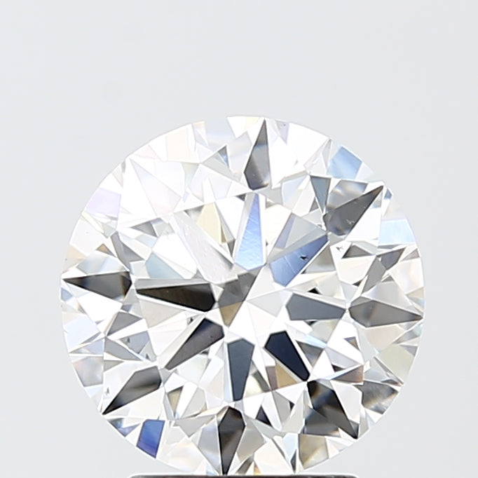 3.05 Carat F VS2 Round Lab Diamond