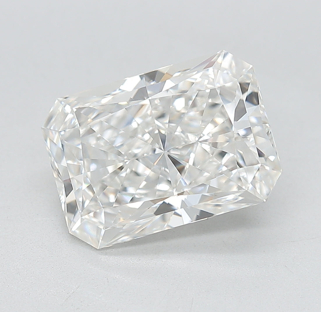 3.25 Carat F VVS2 Radiant Lab Diamond