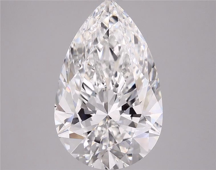 3.03 Carat E-VVS1 Pear Lab Diamond