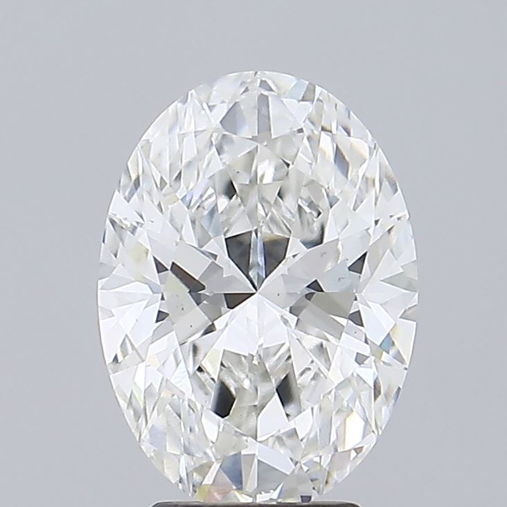 4.09 Carat F-VS1 Oval Lab Diamond