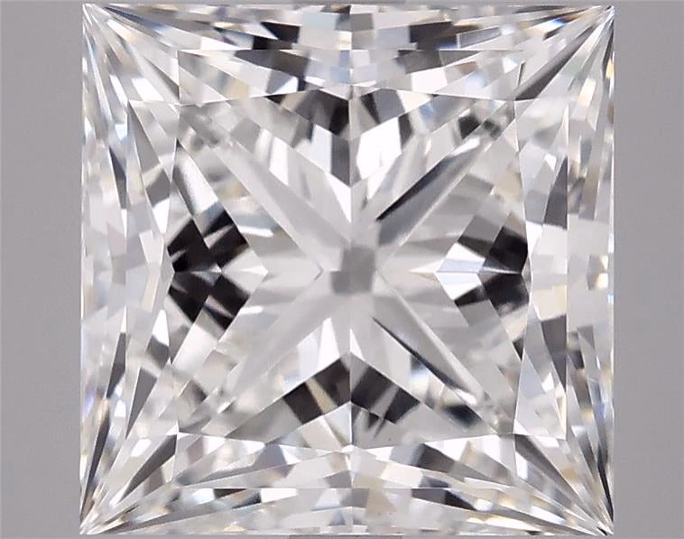 4.02 Carat F-VS1 Princess Lab Diamond