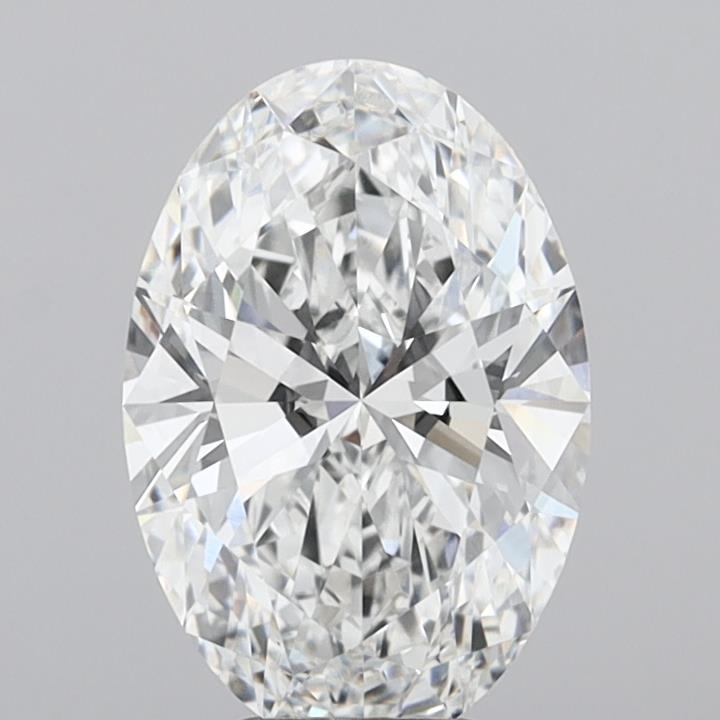 5.09 Carat E-VVS2 Oval Lab Diamond