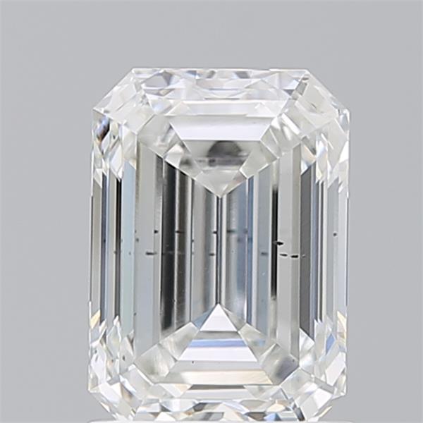 1.61 Carat F-SI1 Emerald Lab Diamond