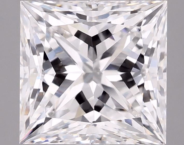 5.02 Carat F-VVS2 Princess Lab Diamond