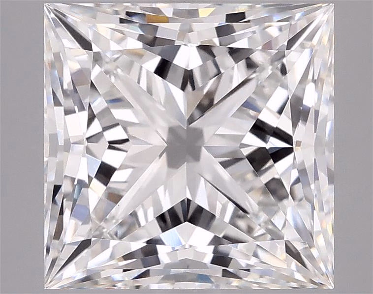 2.92 Carat F-VS1 Princess Lab Diamond