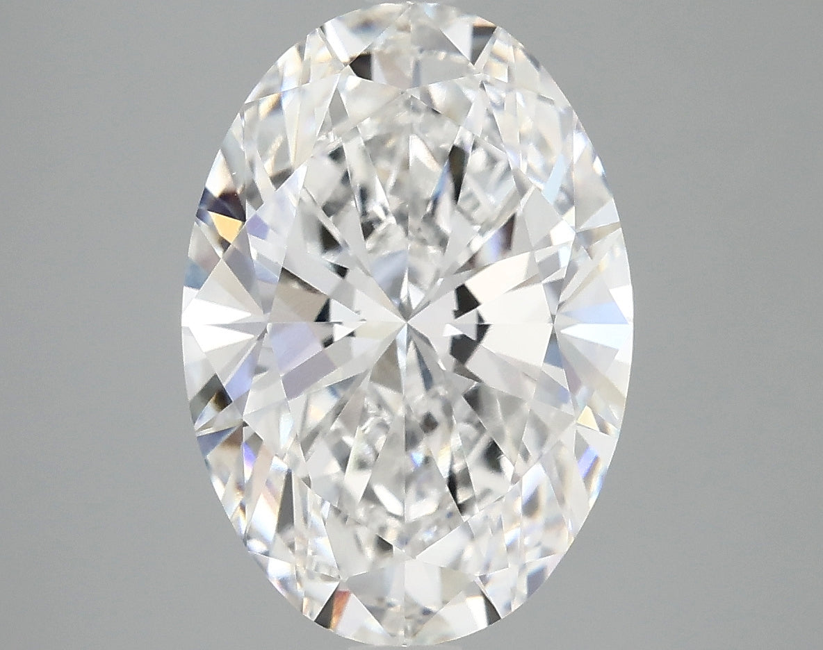4.98 Carat E VVS2 Oval Lab Diamond