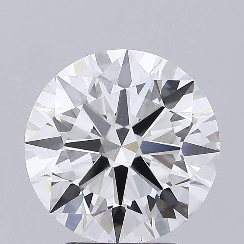 3.46 Carat F-VS1 Round Lab Diamond