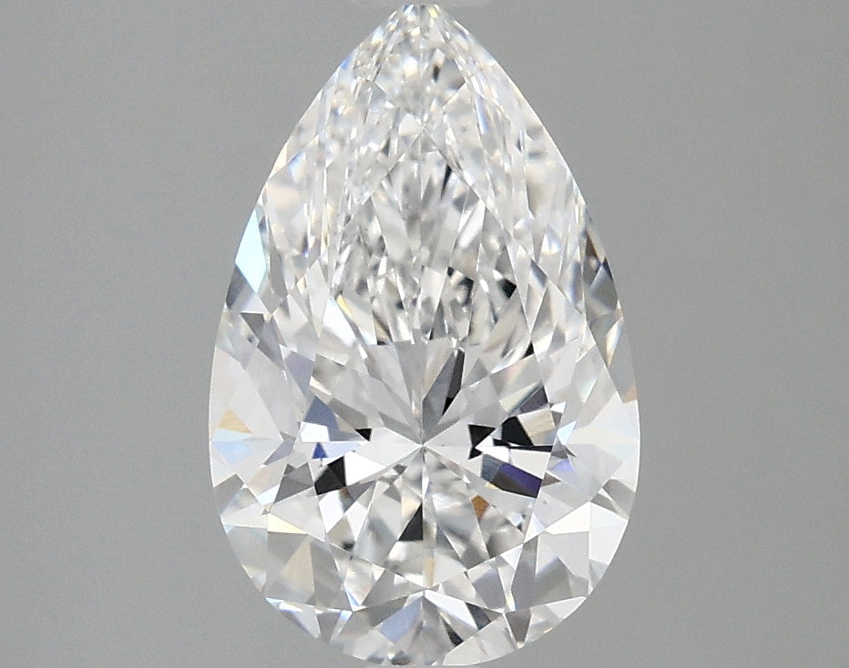 3.75 Carat E-VVS2 Pear Lab Diamond