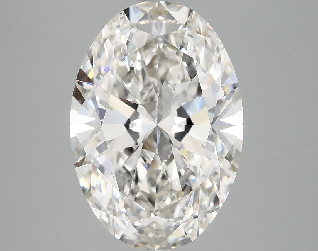 4.00 Carat G VVS2 Oval Lab Diamond