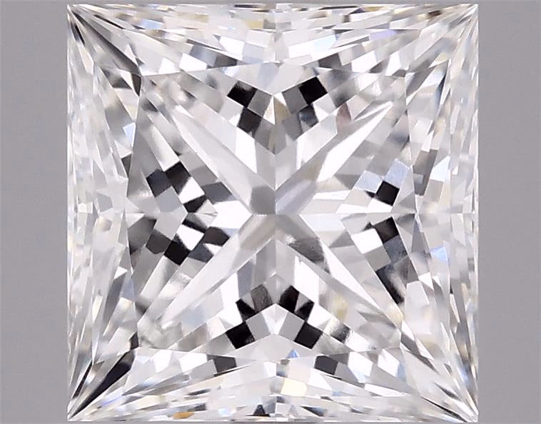 4.10 Carat F-VVS2 Princess Lab Diamond