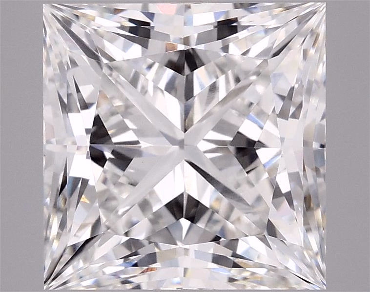 4.06 Carat F-VS1 Princess Lab Diamond