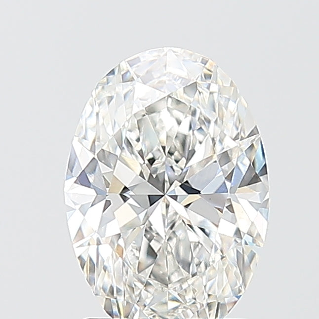 1.50 Carat F-VVS2 Oval Lab Diamond