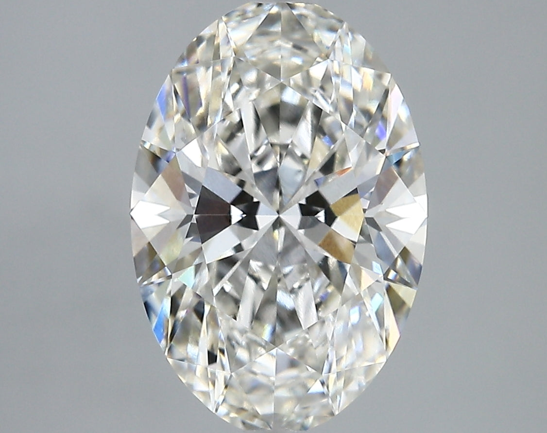 3.67 Carat G-VVS2 Oval Lab Diamond