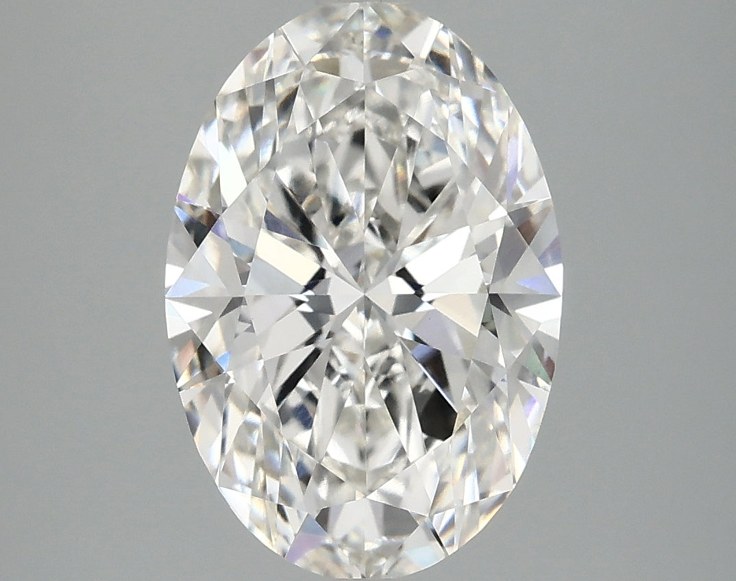 3.72 Carat F-VVS2 Oval Lab Diamond