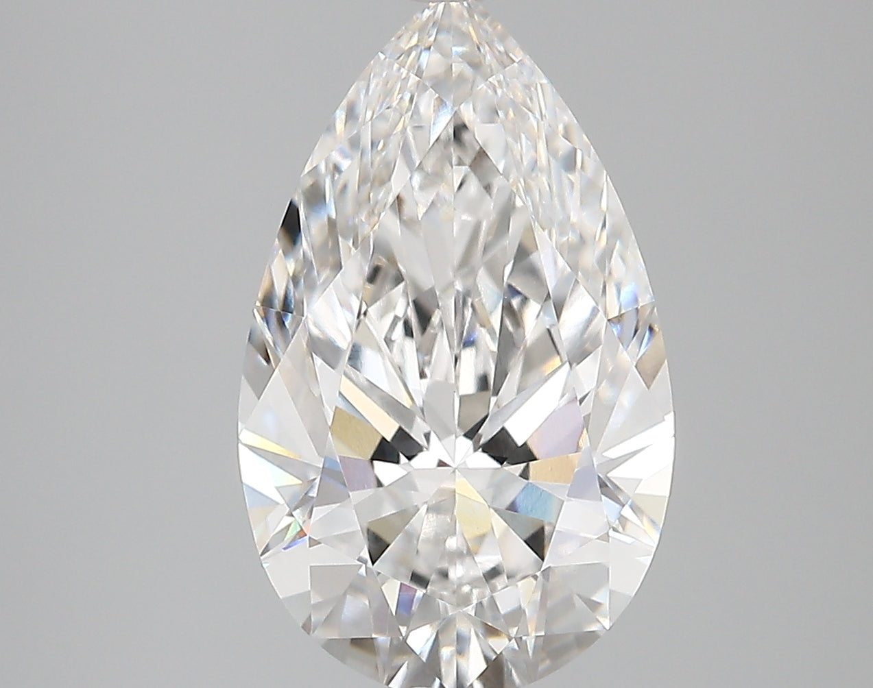4.36 Carat E-VVS2 Pear Lab Diamond