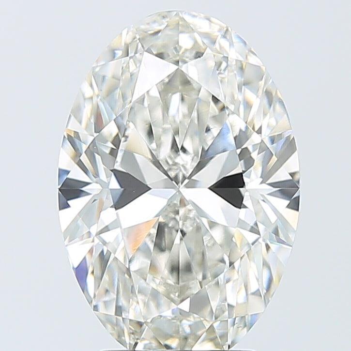 4.08 Carat G-VS1 Oval Lab Diamond