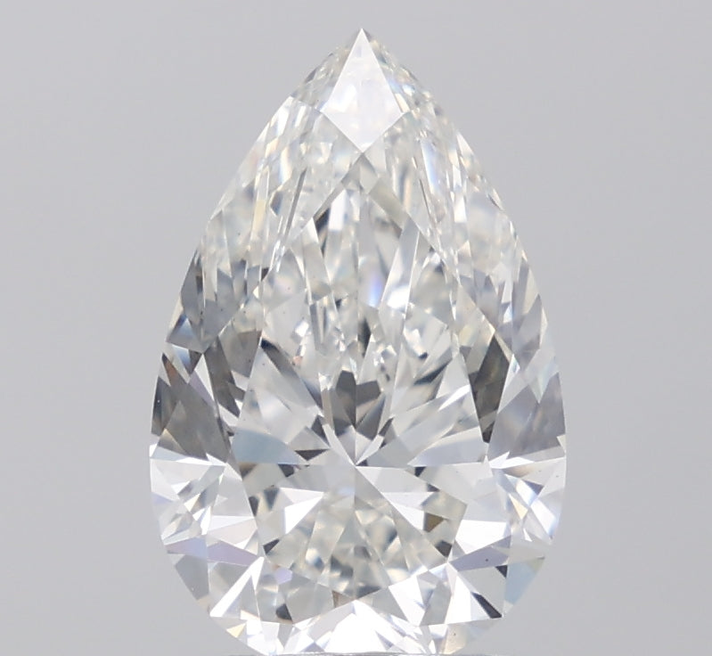 4.05 Carat G-VS1 Pear Lab Diamond