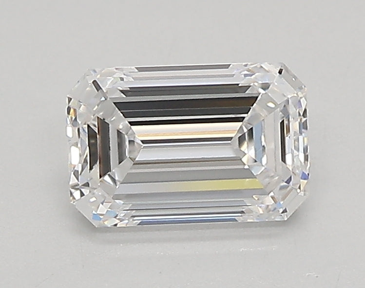 0.91 Carat D-VVS1 Emerald Lab Diamond