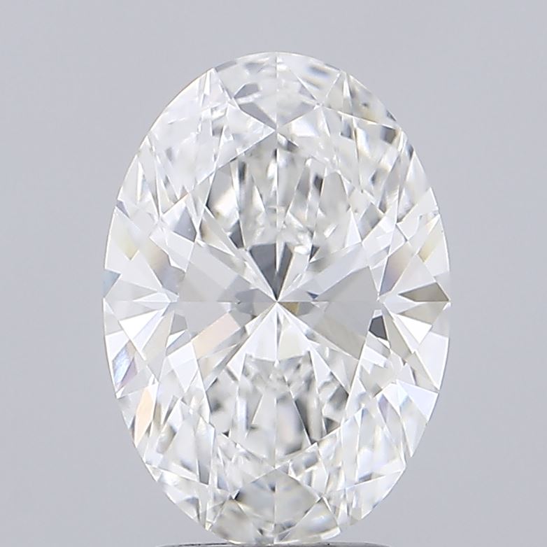 3.08 Carat E-VVS2 Oval Lab Diamond