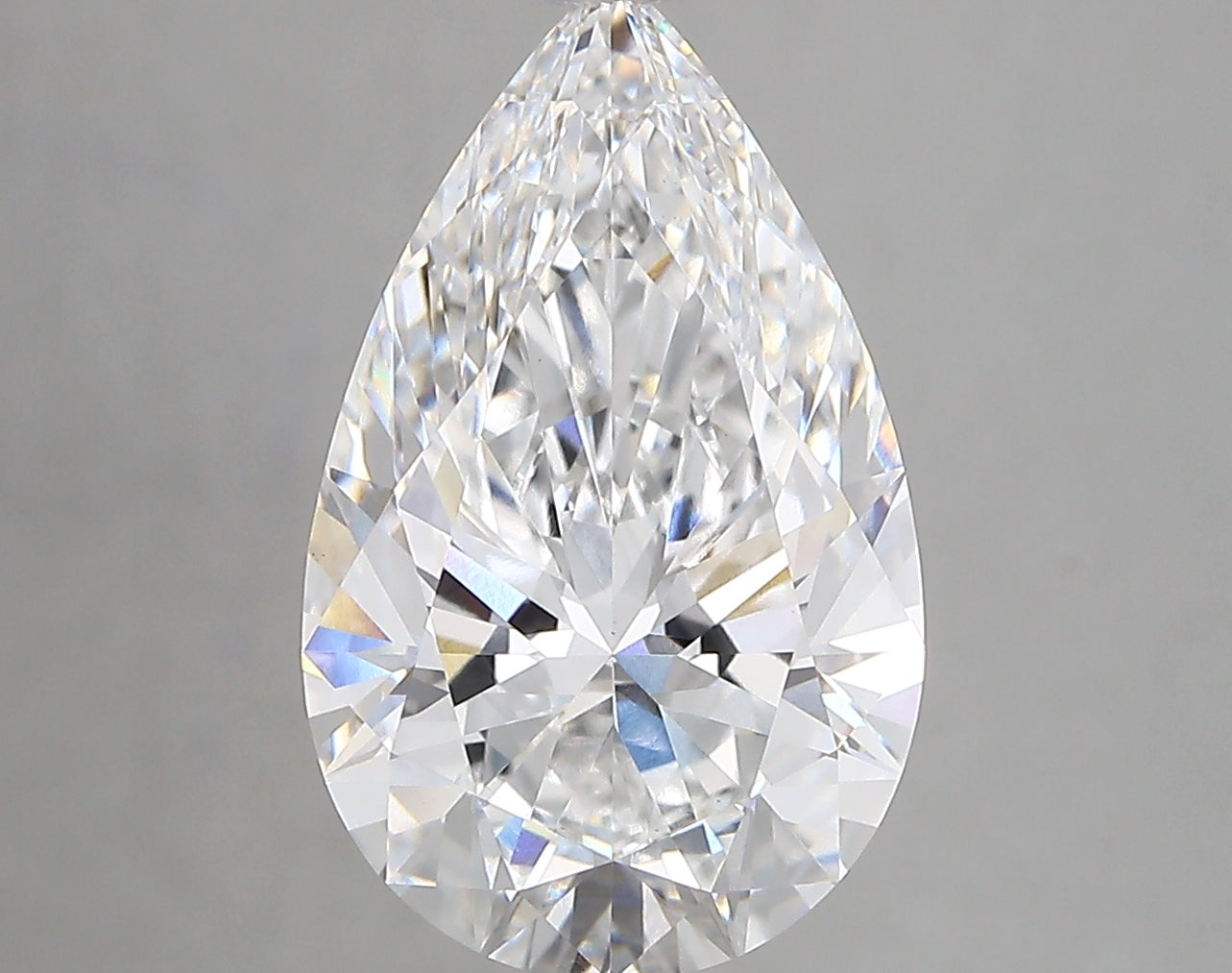 4.40 Carat E-VVS2 Pear Lab Diamond