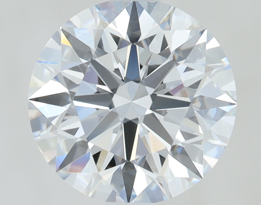 4.10 Carat F-VVS1 Round Lab Diamond
