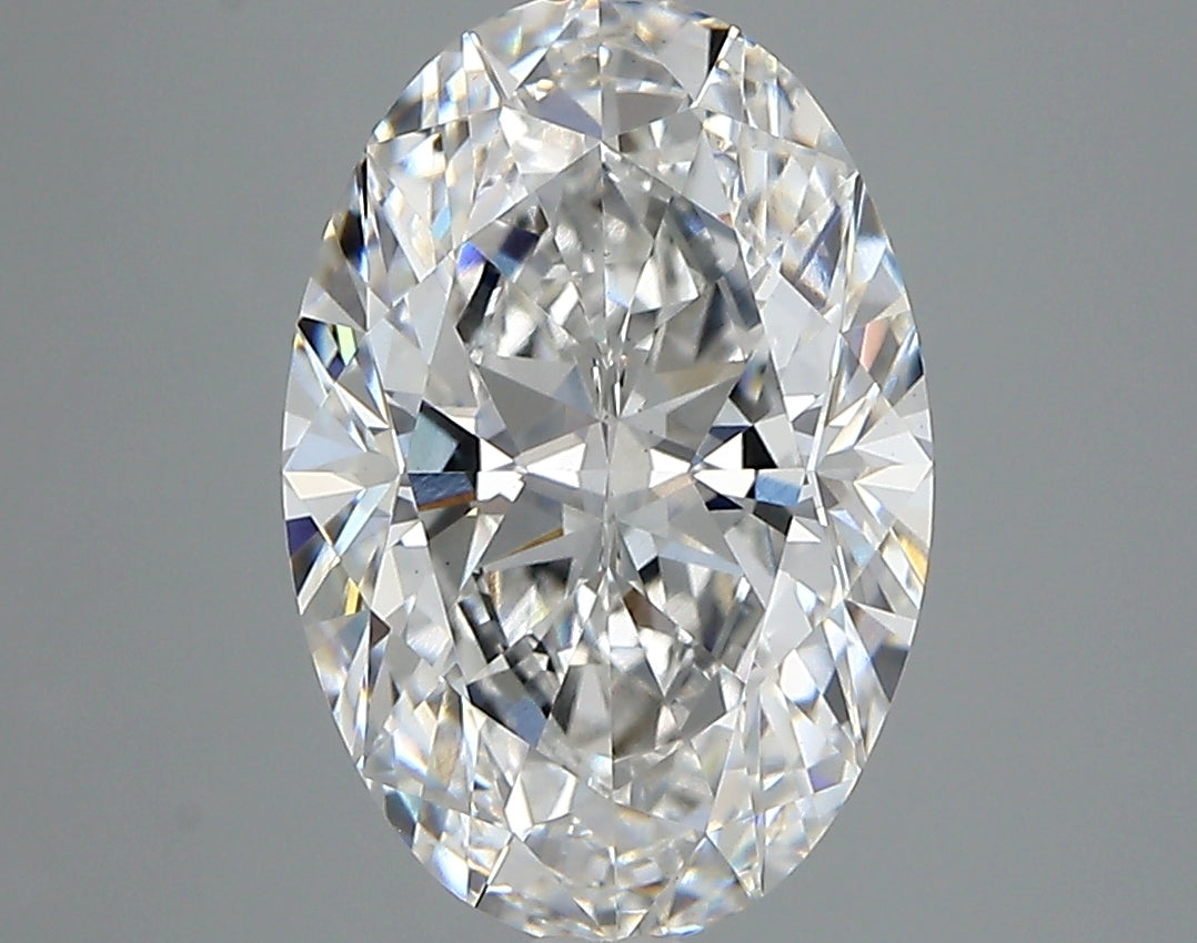3.37 Carat E-VVS2 Oval Lab Diamond