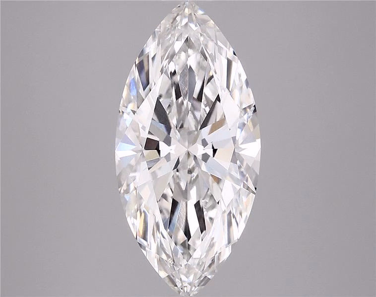 2.08 Carat F-VVS2 Marquise Lab Diamond