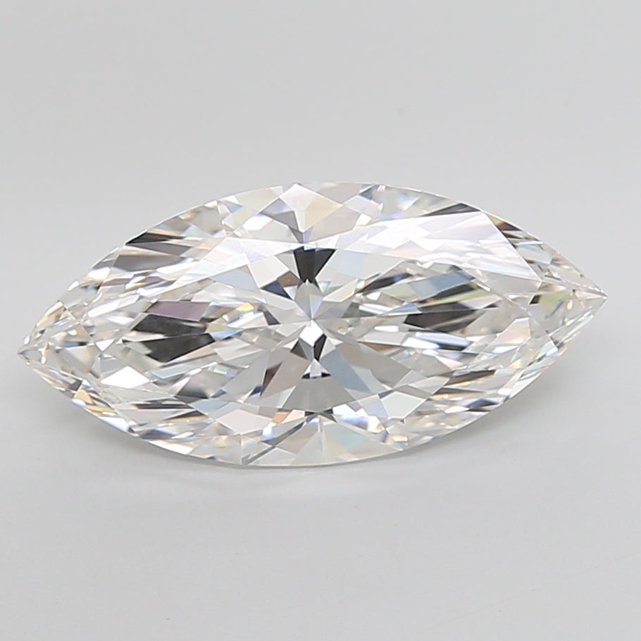 6.03 Carat G-VVS2 Marquise Lab Diamond