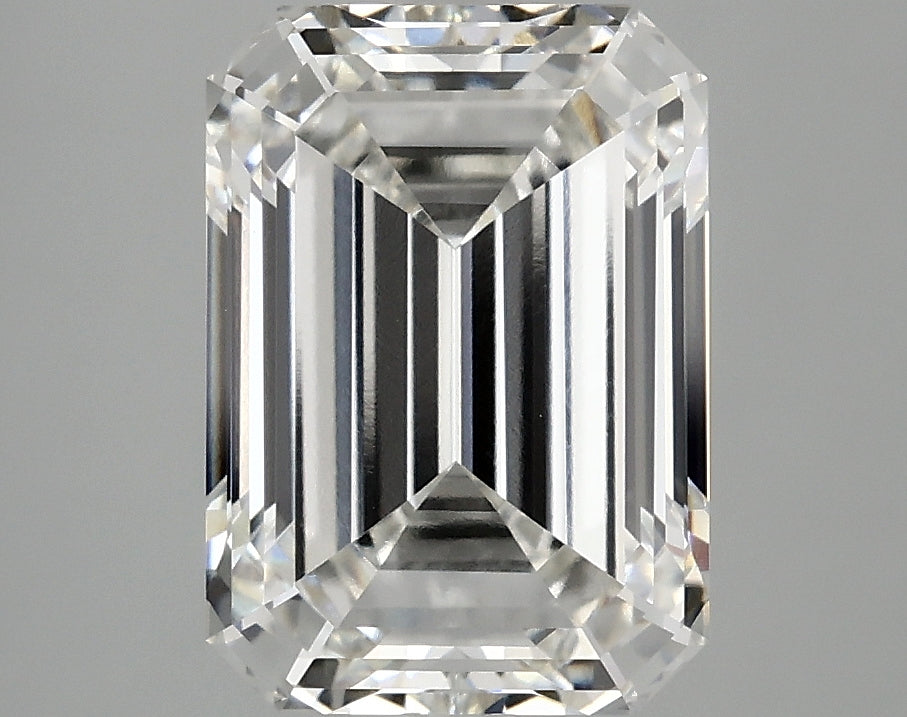 3.93 Carat F VVS2 Emerald Lab Diamond