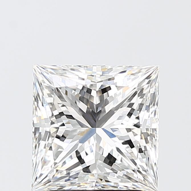 3.01 Carat G-VVS2 Princess Lab Diamond