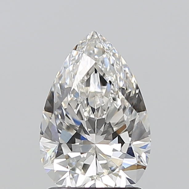 1.52 Carat G-VVS2 Pear Lab Diamond