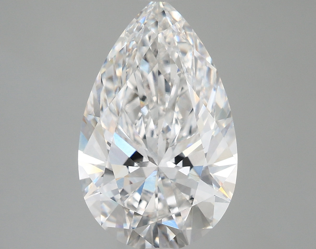 4.27 Carat E-VVS2 Pear Lab Diamond