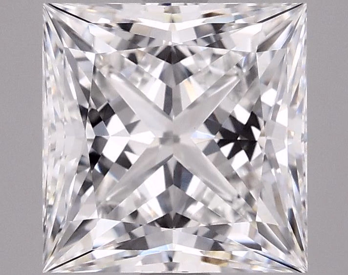 2.97 Carat D-VVS2 Princess Lab Diamond