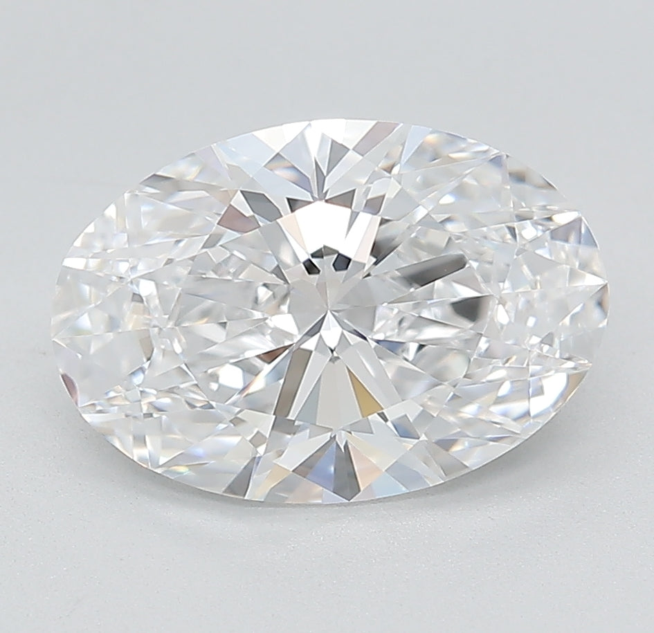 3.04 Carat D-IF Oval Lab Diamond