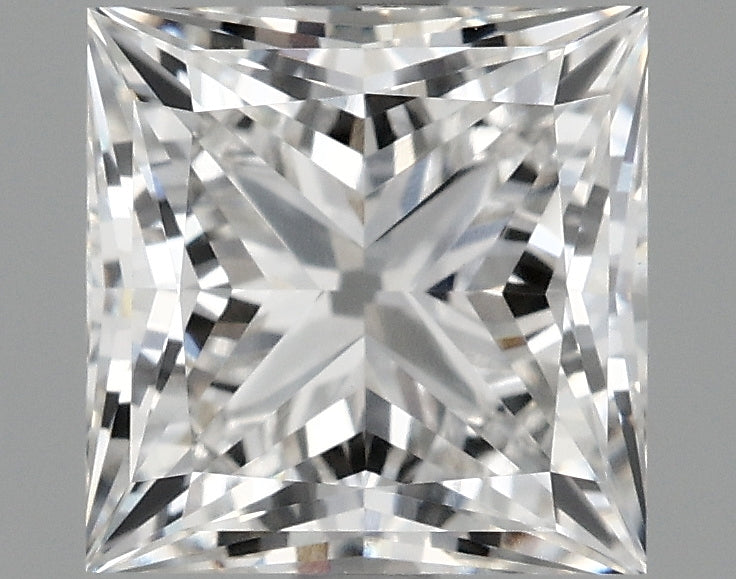 1.96 Carat F-VVS2 Princess Lab Diamond