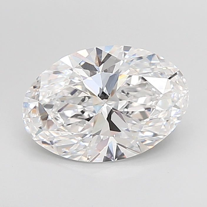 4.08 Carat D-VVS2 Oval Lab Diamond