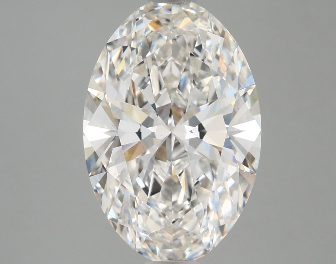 3.78 Carat G-VVS2 Oval Lab Diamond
