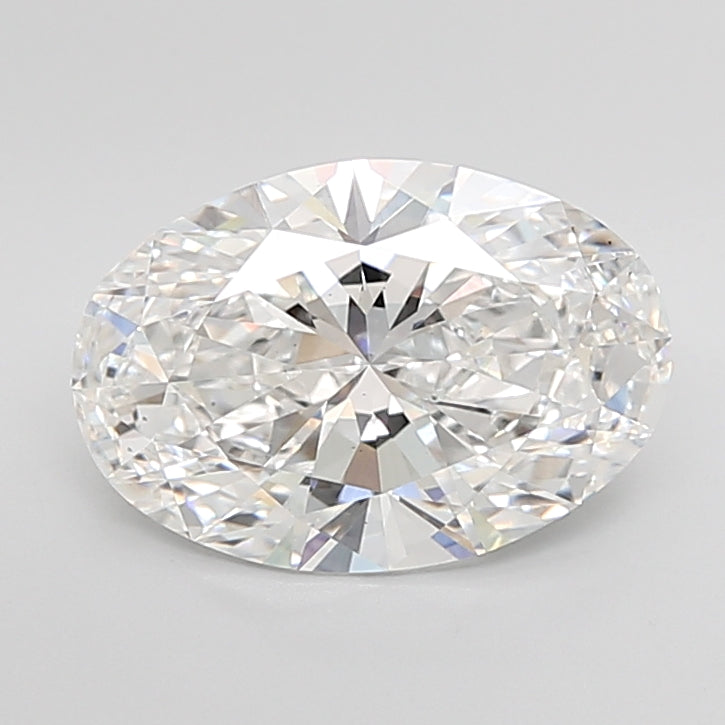 4.06 Carat E VS2 Oval Lab Diamond
