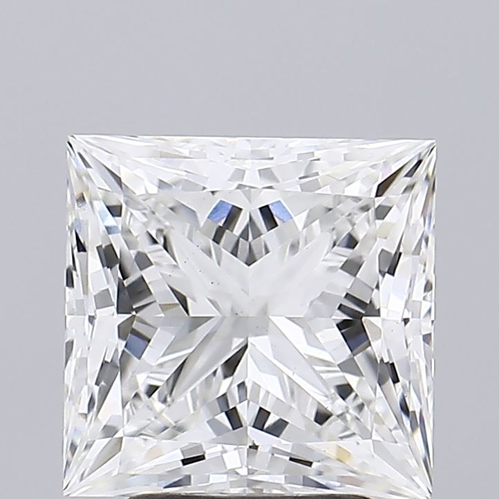3.27 Carat G-VS1 Princess Lab Diamond