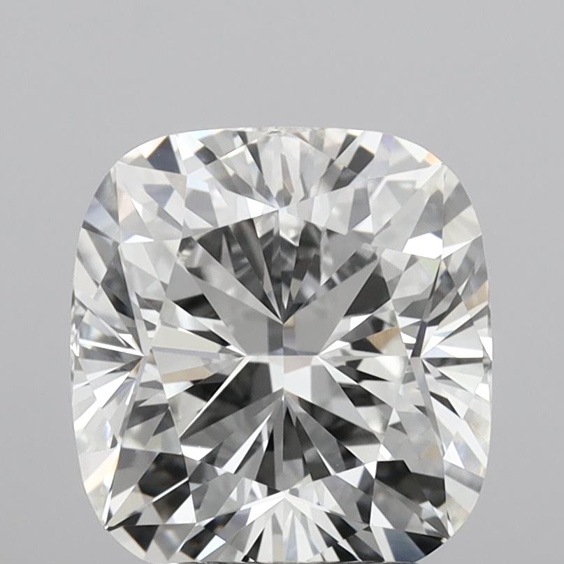 3.72 Carat F-VVS2 Cushion Lab Diamond