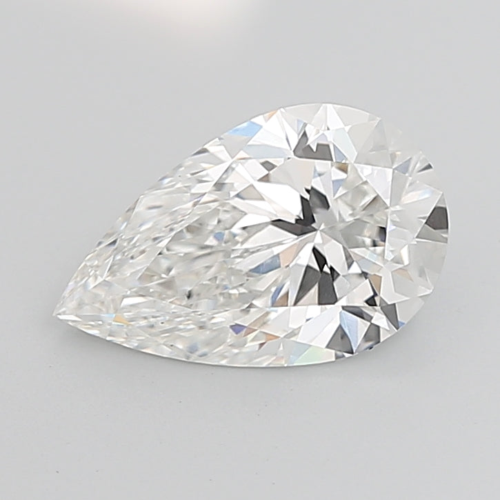 3.60 Carat F-VVS2 Pear Lab Diamond