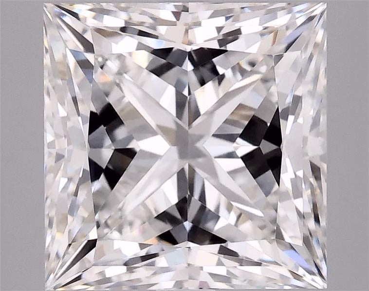 3.92 Carat E-VVS2 Princess Lab Diamond