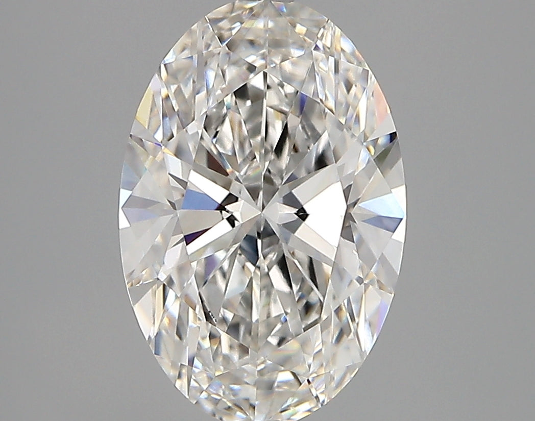 2.95 Carat F-VVS2 Oval Lab Diamond