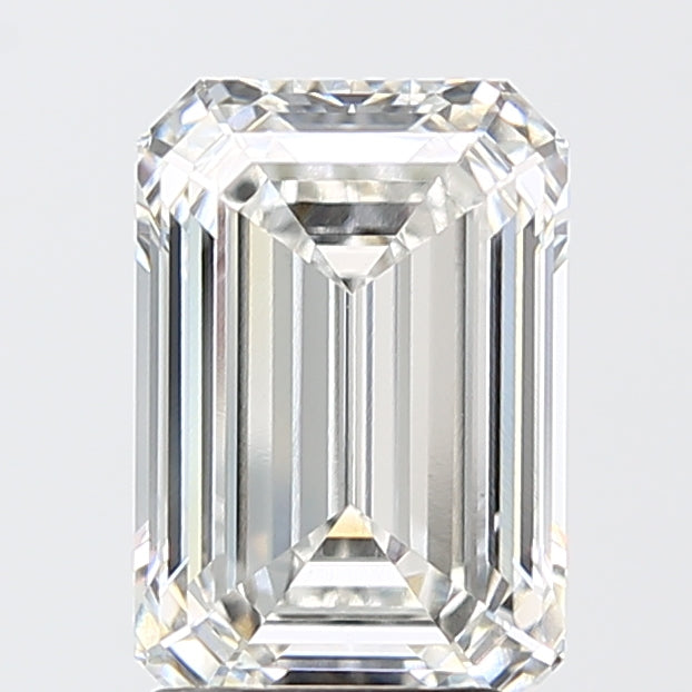 3.09 Carat F-VS1 Emerald Lab Diamond